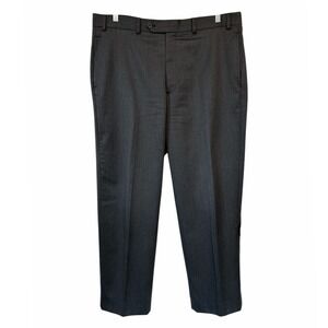 Brooks Brothers Madison Fit Gray Wool Dress Pants Mens‎ W38 (Hemmed to 27.75")